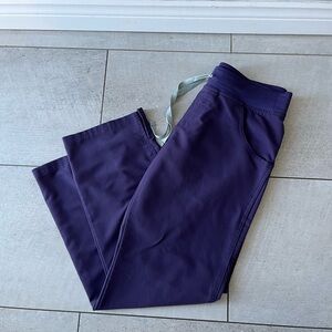 Gently worn deep plum FIGS in great condition!